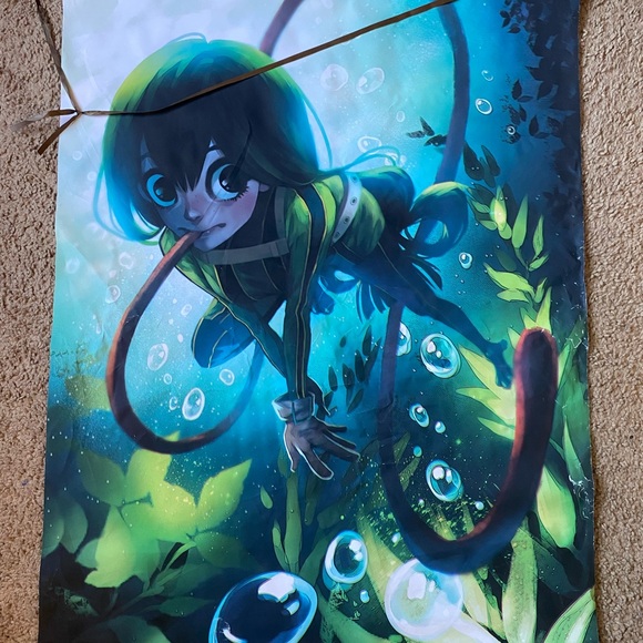 Other - Anime Con exclusive- Froppy/ Tsuyu asui wall scroll MHA!